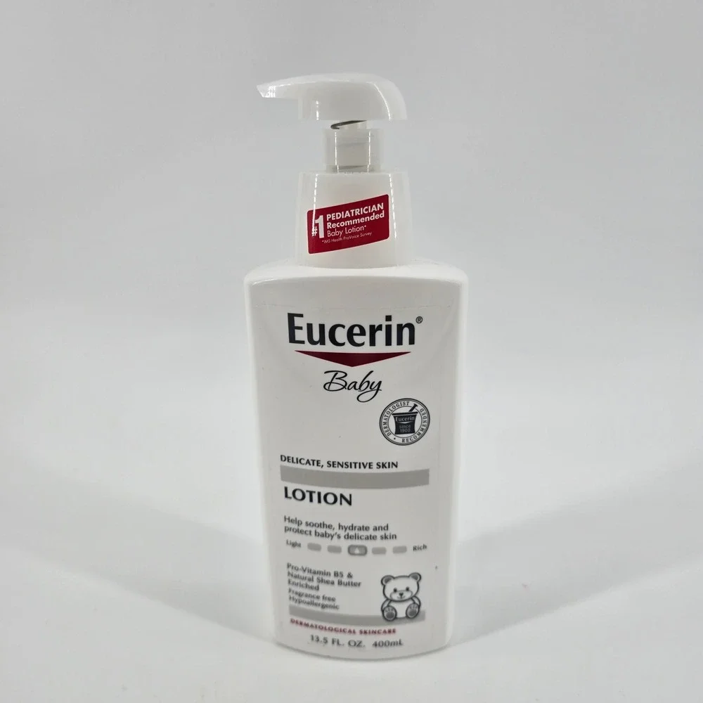 Eucerin Baby Lotion Sensitive Skin Shea Butter Pro-Vitamin B5 13.5oz New